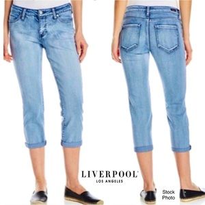 Liverpool Michelle Capri Light Wash (10/30)